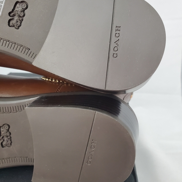 Coach Bowery Beaded Chain Chelsea Boot Size 7B - Picture 14 of 16